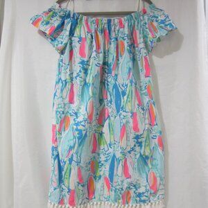 Lilly Pulitzer M Marble Dress Beach and Bae Sunglow